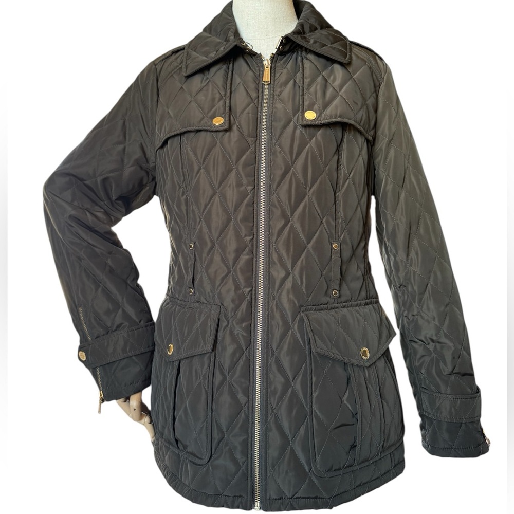 Michael Kors Women Utility Coat
Dark Brown Jacket sz L